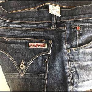 Hudson Mens Sz 32X30 Med Wash Straight Leg Jeans